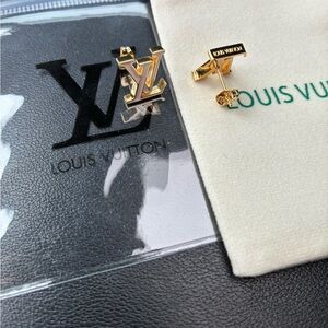 Louis Vuitton Gold and pink Earrings